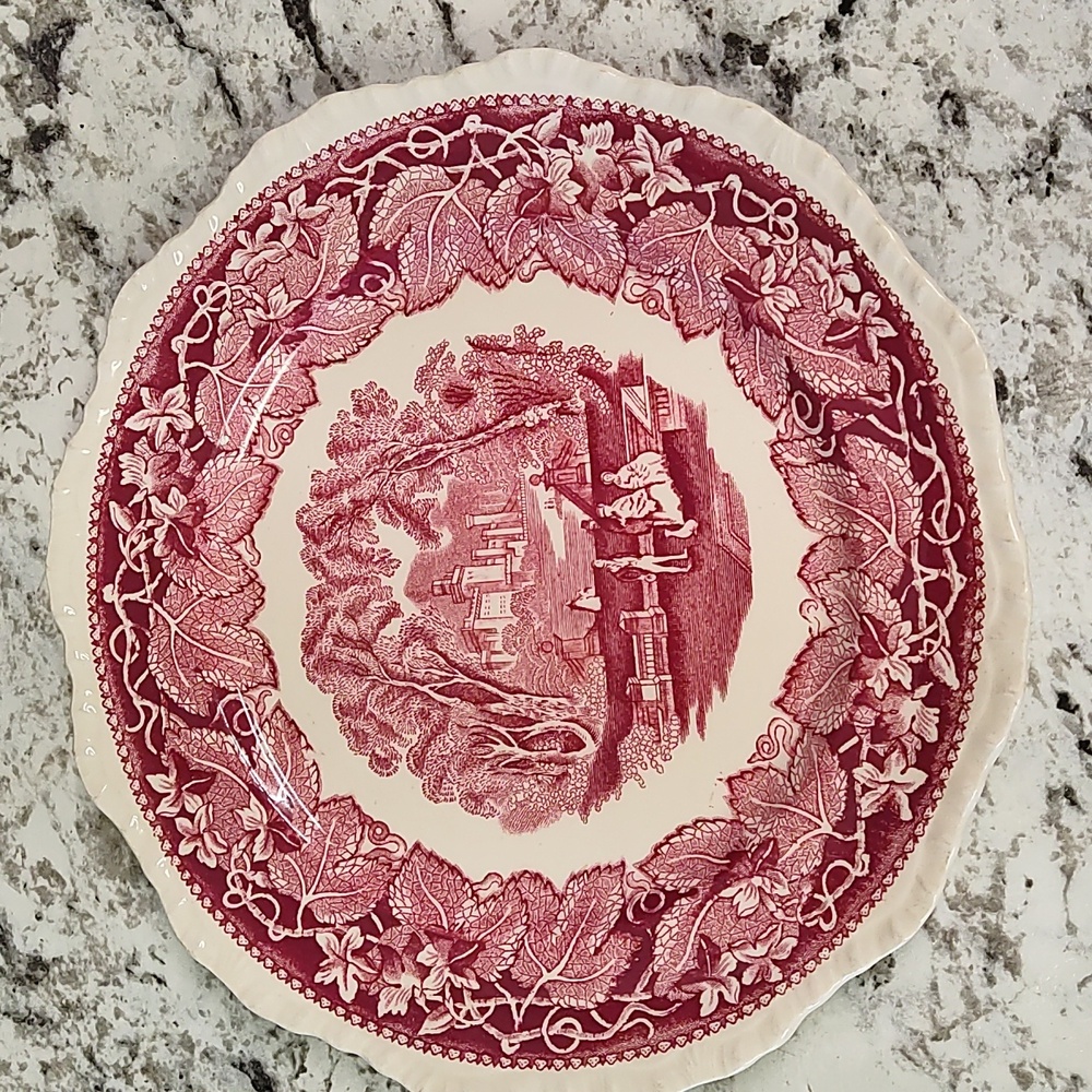 Vintage 1940s 1950s Mason's Ironstone Plate